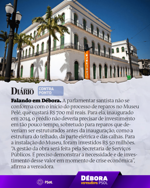 Câmara entra em saia justa ao manter título de Milton Ribeiro - Débora questiona dinheiro para reforma de prédio novo