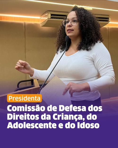 Confira as Comissões que Débora Camilo atuará nesses próximos dois anos na Câmara Municipal de Santos: