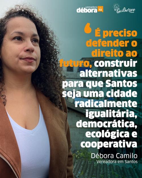 Débora aciona o Ministério Público para investigar possível dano ambiental na construção do Parque Palafitas
