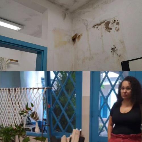 Débora Camilo cobra a Prefeitura sobre as péssimas condições da UME Dr. Alcides Lobo Viana