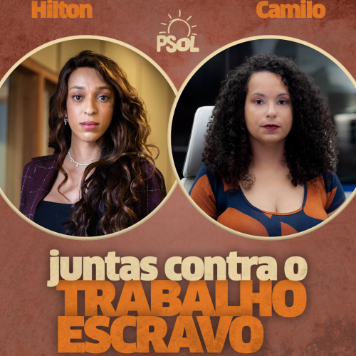 Débora Camilo e Érika Hilton protocolam PL contra o trabalho escravo