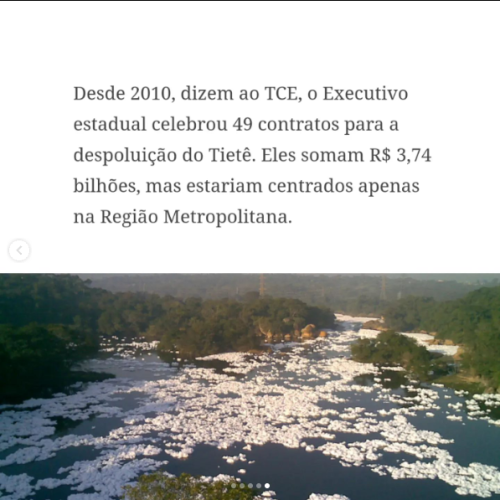 Débora Camilo e Érika Rilton cobram investigação contra SP sobre a despoluição do rio Tietê