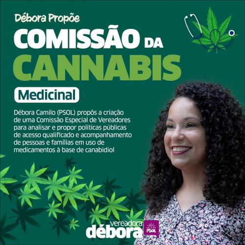 Débora Camilo propõe Comissão da Cannabis Medicinal