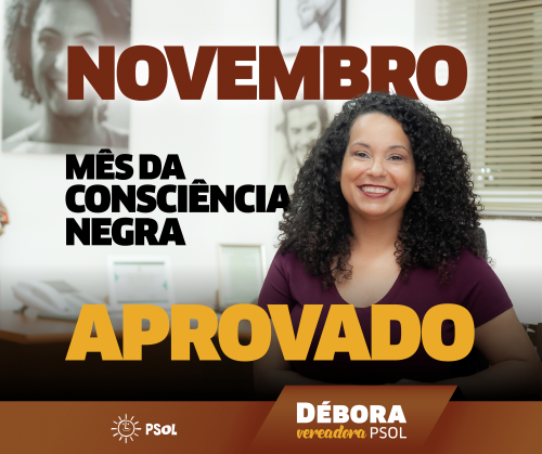 Débora Camilo (PSOL) propõe projeto de lei para tornar novembro o mês da Consciência Negra, em Santos