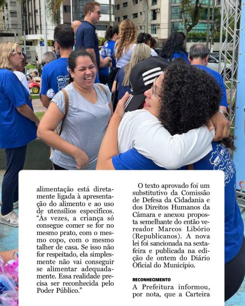 Pessoas com TEA conquistam direito! Em Santos, podem levar utensílios e comida a estabelecimentos