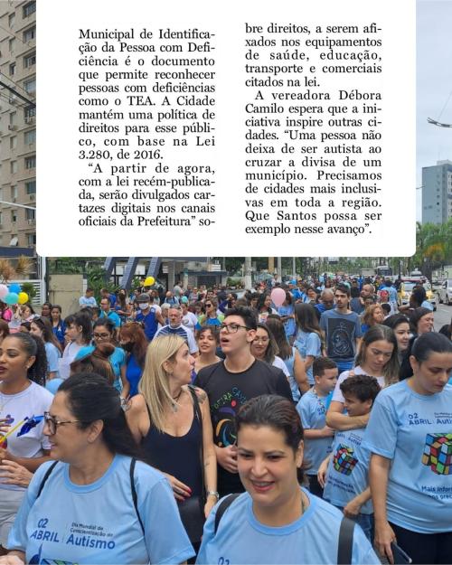 Pessoas com TEA conquistam direito! Em Santos, podem levar utensílios e comida a estabelecimentos