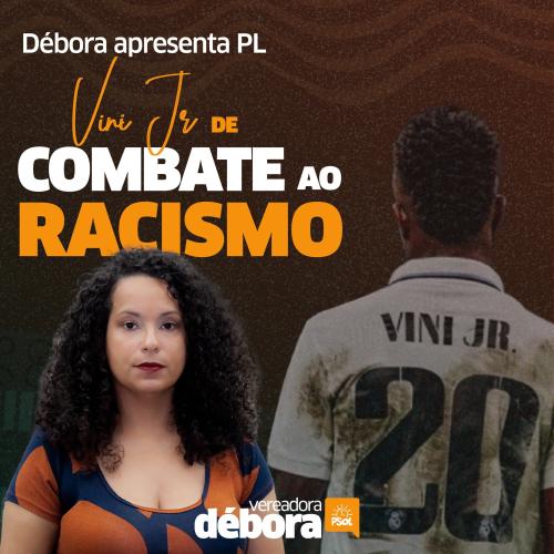 Política "Vini Jr" de Combate ao Racismo nos estádios e nas arenas esportivas da Cidade de Santos.