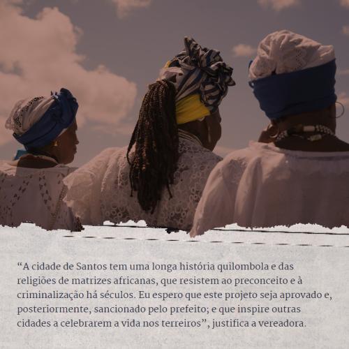 Projeto do Dia dos povos de terreiro é aprovado na Câmara de Santos
