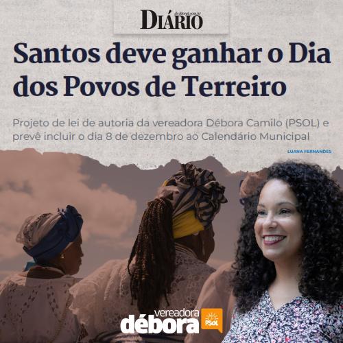Projeto do Dia dos povos de terreiro é aprovado na Câmara de Santos